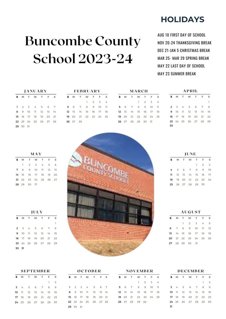 Buncombe County Schools District Calendar