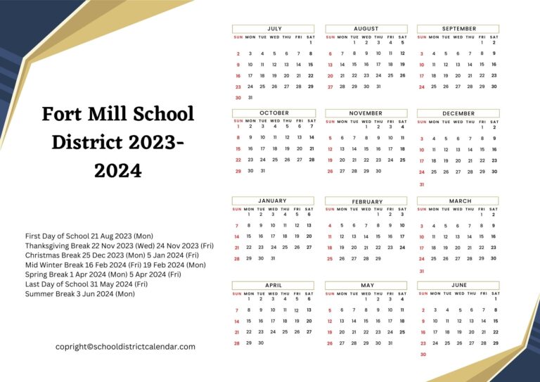 fort-mill-school-district-calendar-holidays-2023-2024