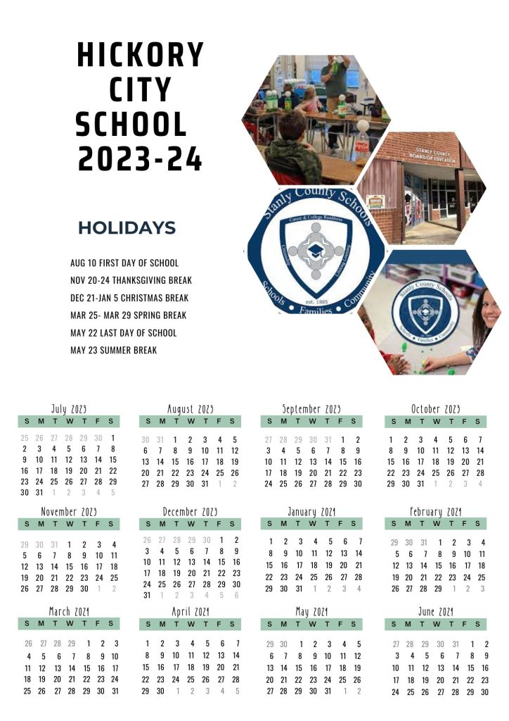 Hickory City Schools Calendar