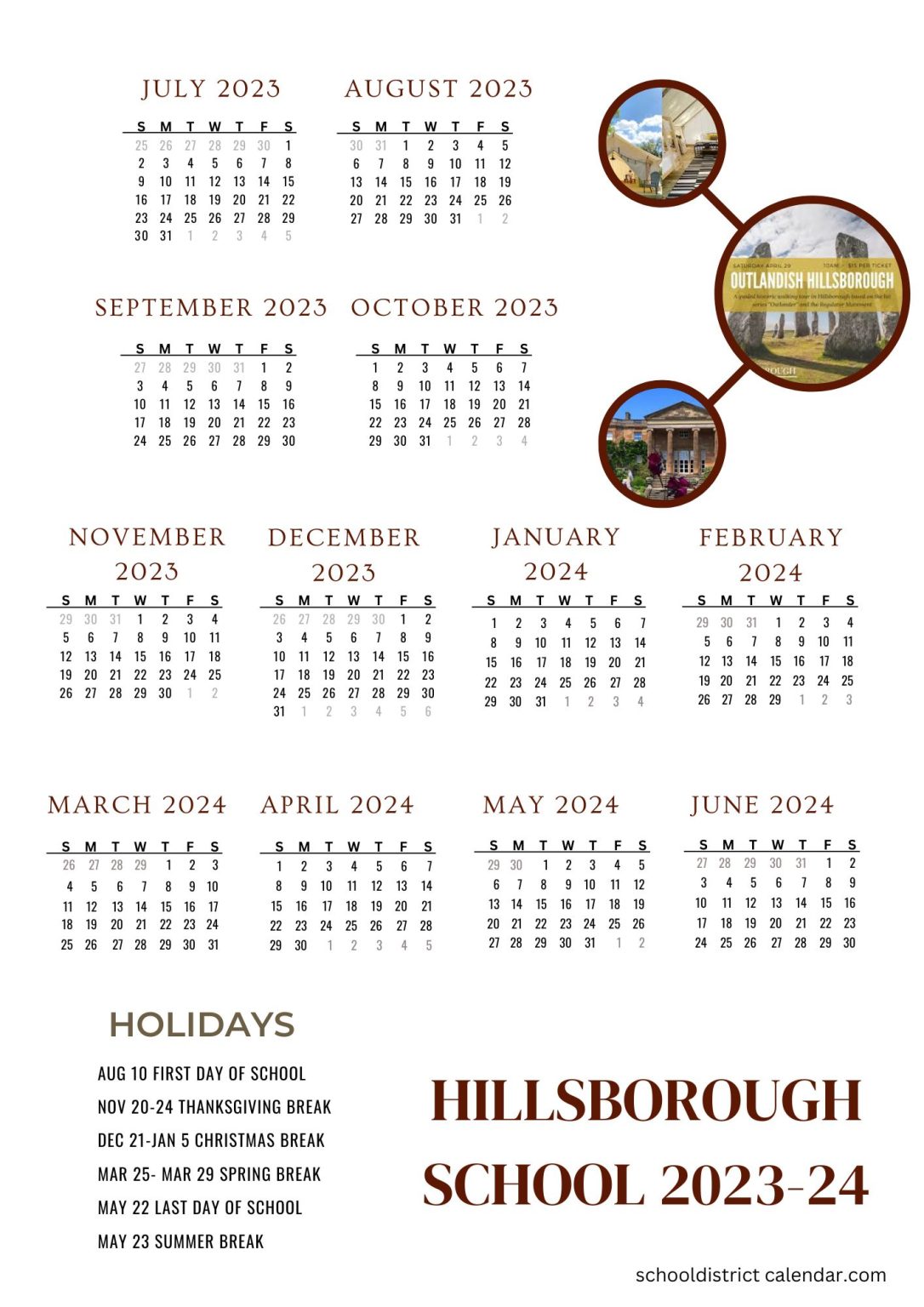 Hillsborough County School Calendar 2024 2025 - aurie shaylyn