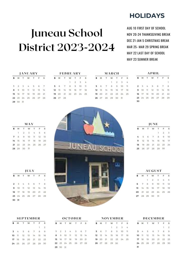 Juneau School District Calendar