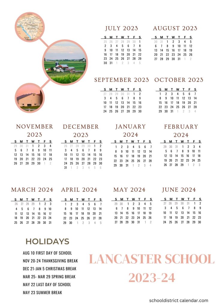 Lancaster School District Calendar