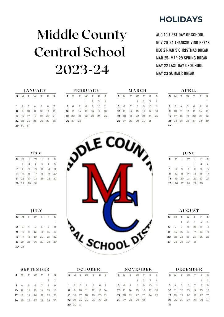 Middle Country Central School District Schedule