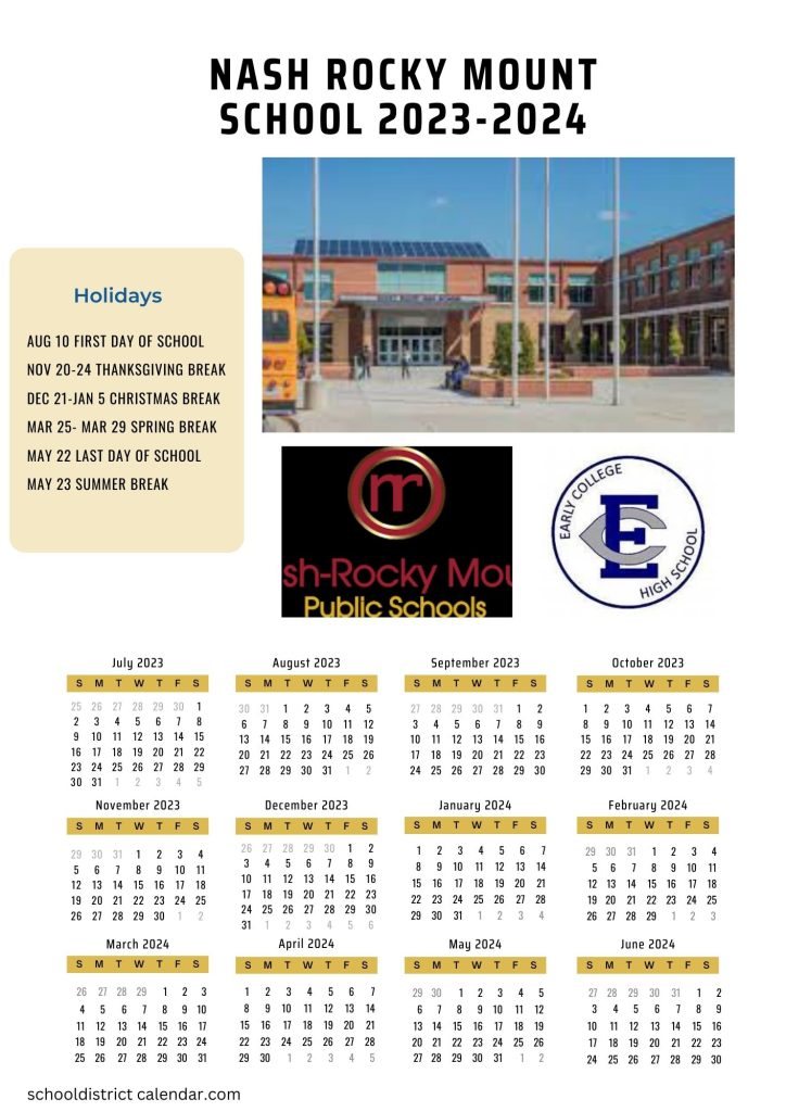 Nash-Rocky Mount Schools Calendar