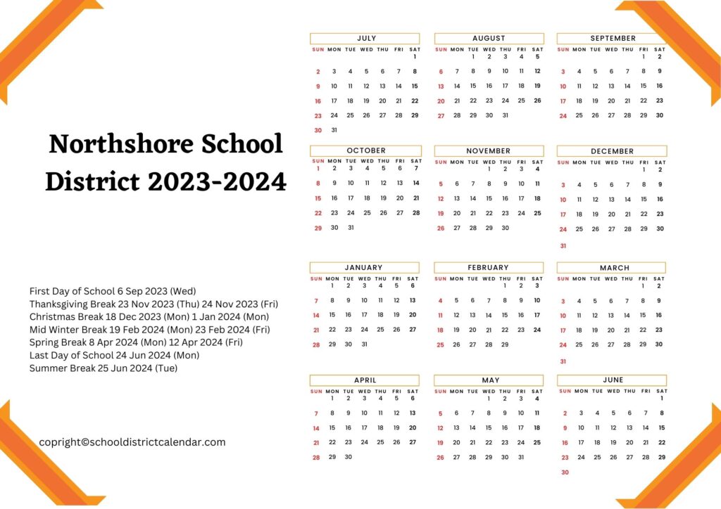 Northshore School District 112 Calendar