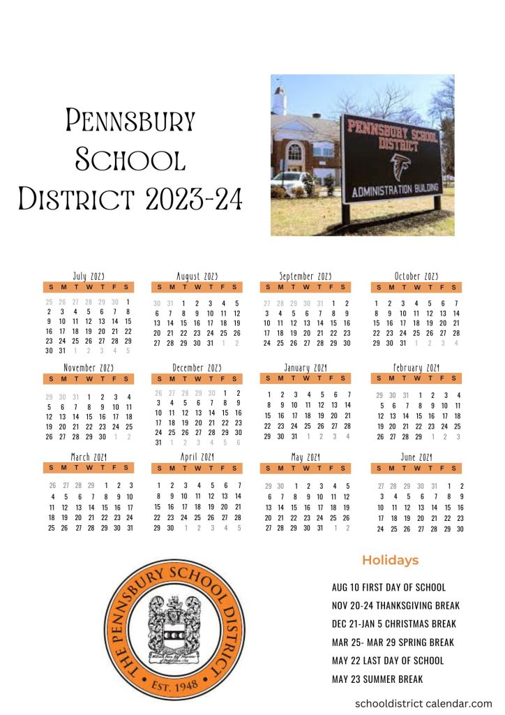 Pennsbury School District Calendar Holidays 20232024