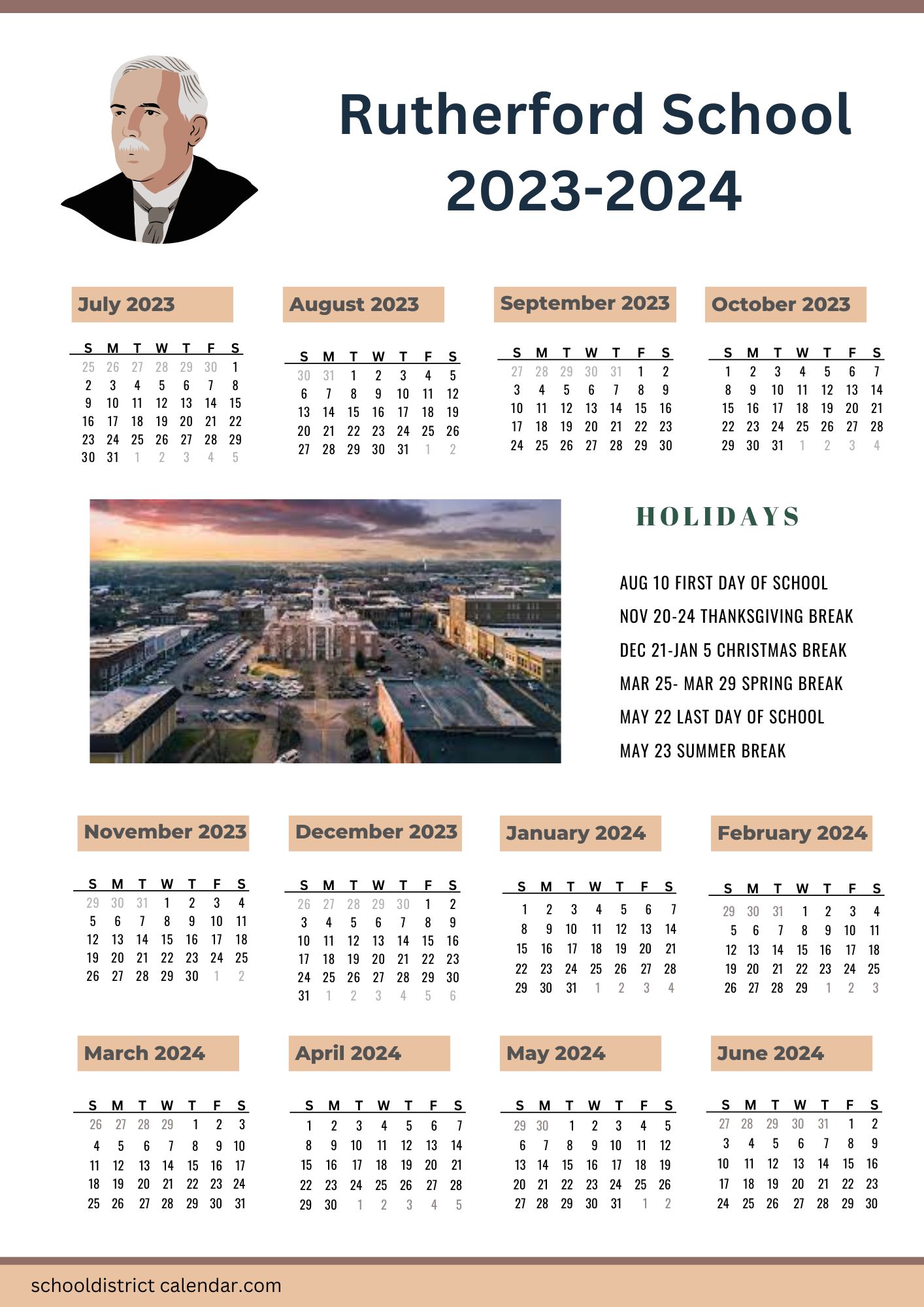 Rutherford County Schools Calendar Holidays 20232024