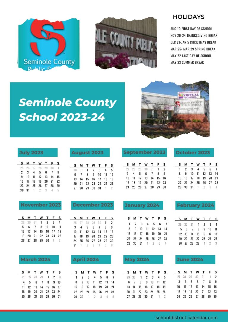 Seminole County Schools Calendar Holidays 20232024