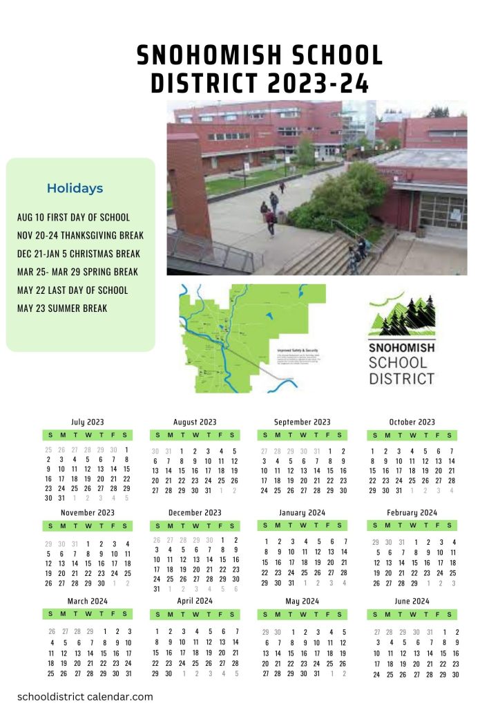 Snohomish County School District Holiday Calendar