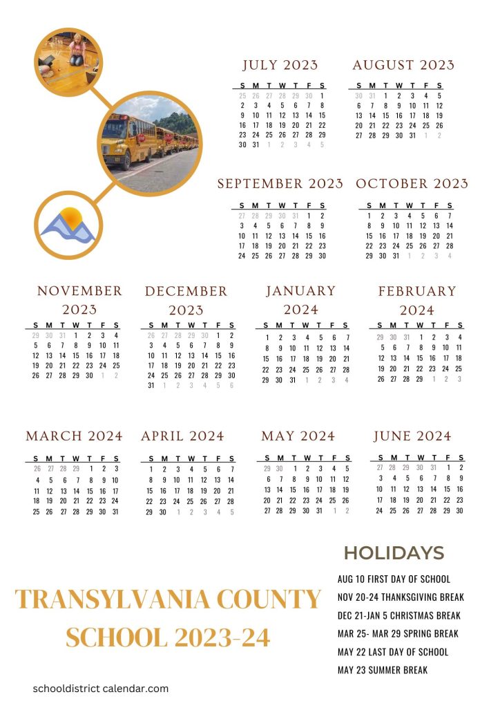 Transylvania County Schools Calendar