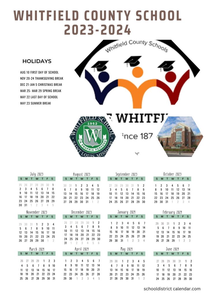 Whitfield County Schools Calendar Holidays 20232024