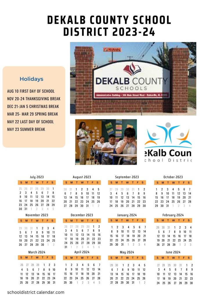 dekalb county school district holidays
